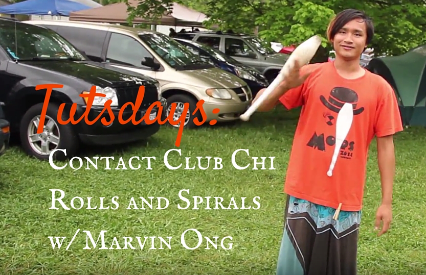 Tutsdays: Marvin Ong Contact Club Chi Rolls and Spirals - Flow Arts  Institute