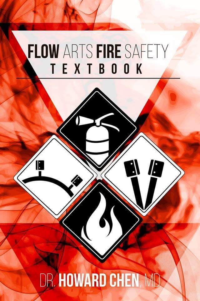 Book cover for the Flow Arts Fire Safety Textbook.